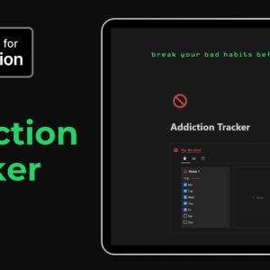 Addiction Tracker notion template