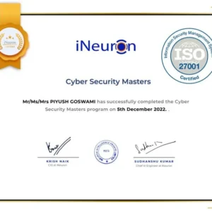 iNeuron.ai - Cyber Security Masters