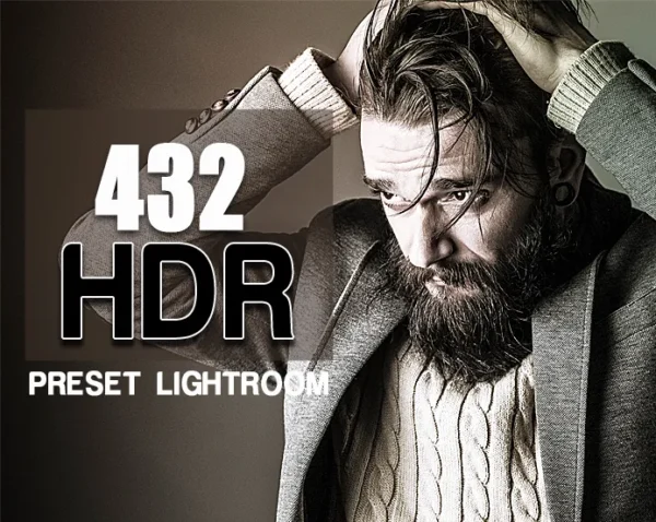 432 Premium HDR Presets for Lightroom (HDR Preset Lightroom)